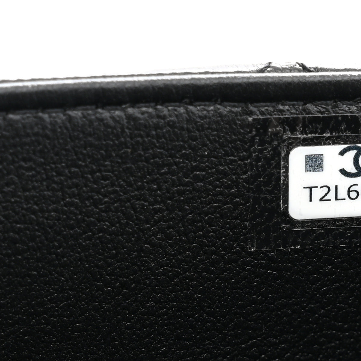 Lambskin Quilted Rectangular Phone Holder Clutch With Chain Black