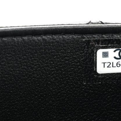 Chanel Lambskin Quilted Rectangular Phone Holder Clutch With Chain Black 7 of 11