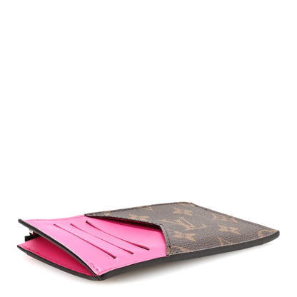 Louis Vuitton Monogram Calfskin Coin Card Holder Rose 4 of 7