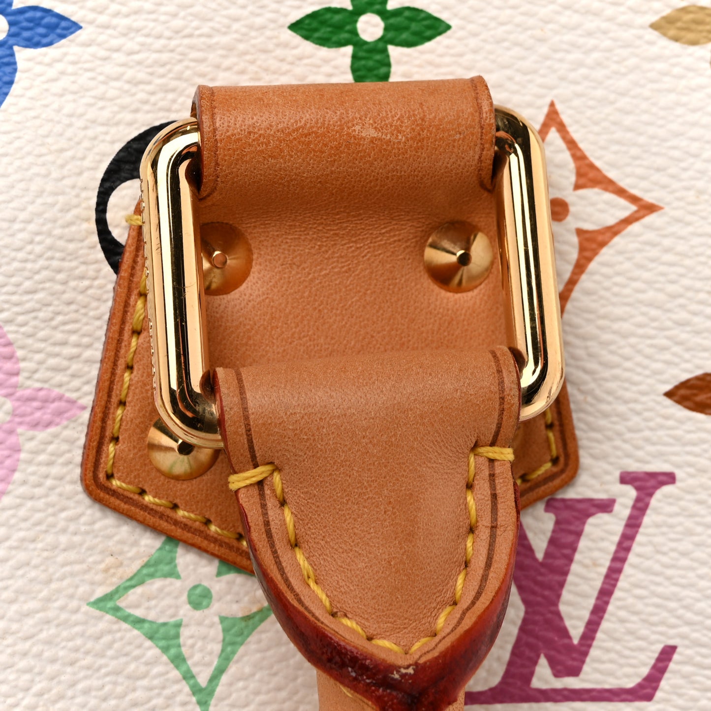 Monogram Multicolor Alma GM White