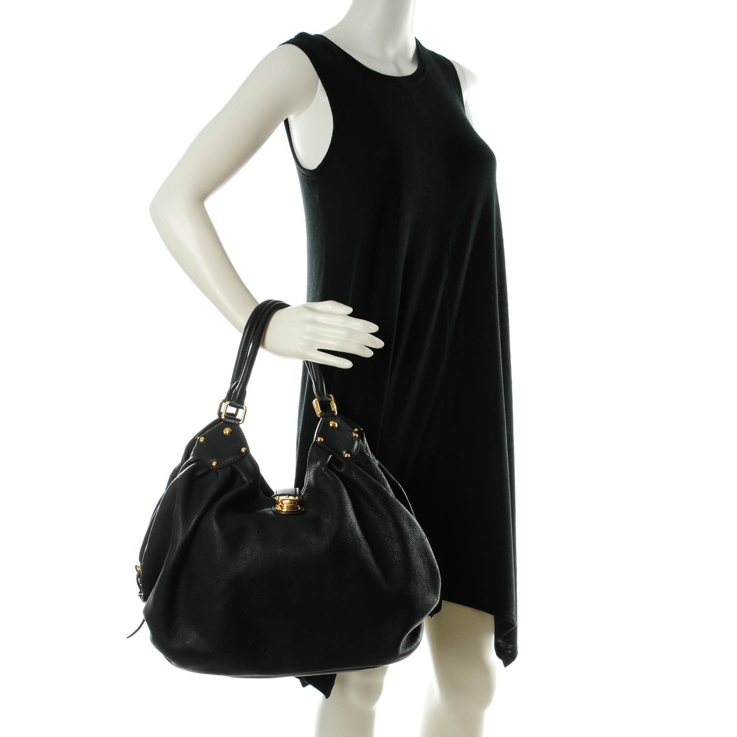Louis Vuitton Mahina L Black 2 of 7