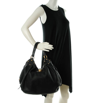 Louis Vuitton Mahina L Black 2 of 7