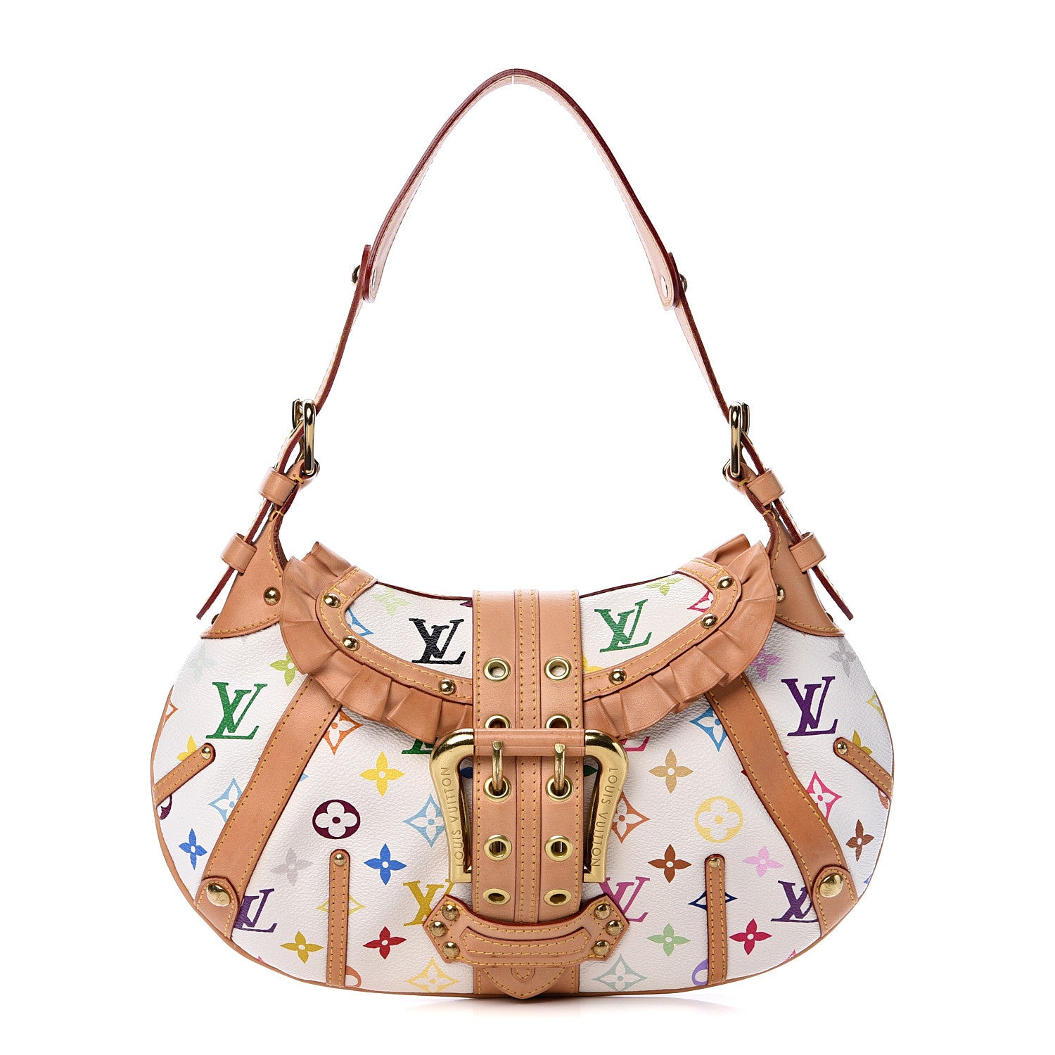 Louis Vuitton Monogram Multicolor Leonor White 1 of 10
