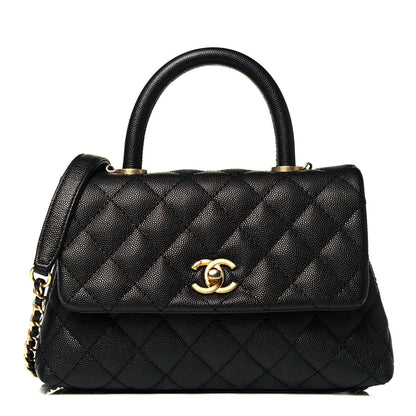 Chanel Caviar Quilted Mini Coco Handle Flap Black 1 of 9