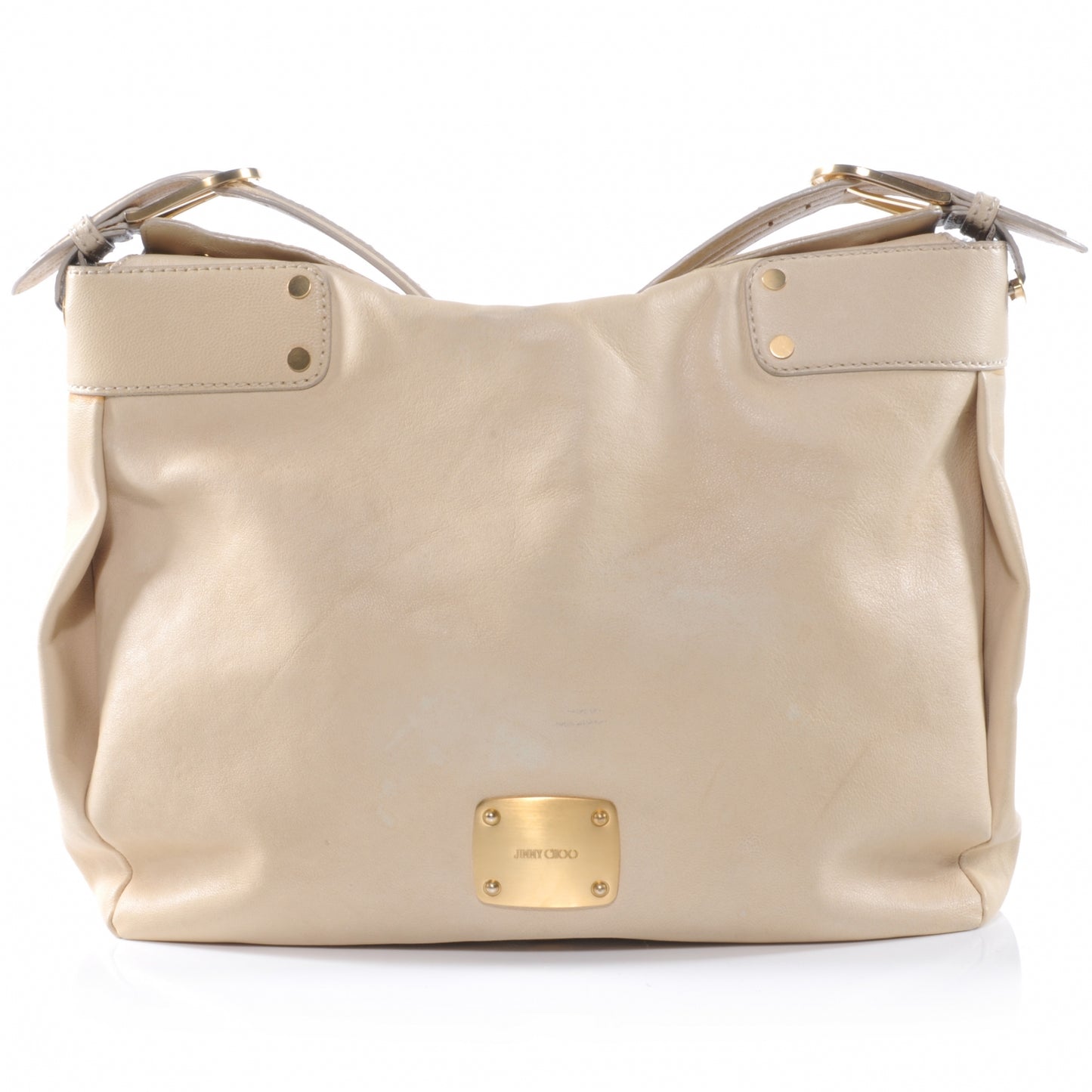 Leather Tribeca Bag Oat