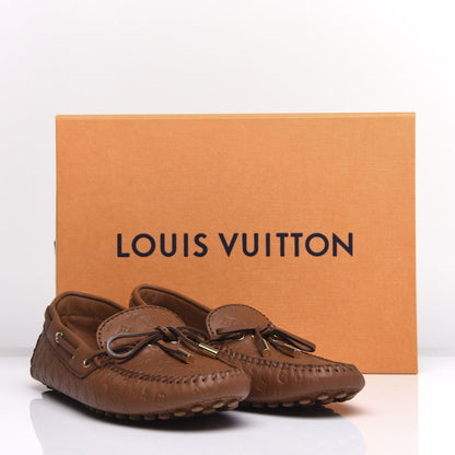 Louis Vuitton Empreinte Gloria Loafers 39.5 Cognac 10 of 10