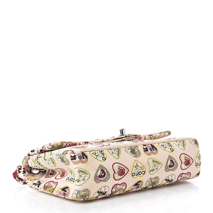 Chanel Canvas Coco Hearts Small Flap Bag Pink 4 of 10