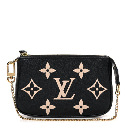 Louis Vuitton Empreinte Monogram Giant Mini Pochette Accessories Black 1 of 7