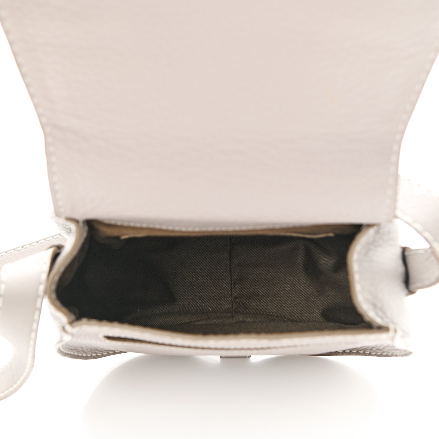 Chloe Calfskin Mini Marcie Round Crossbody Bag Cashmere Grey 4 of 11
