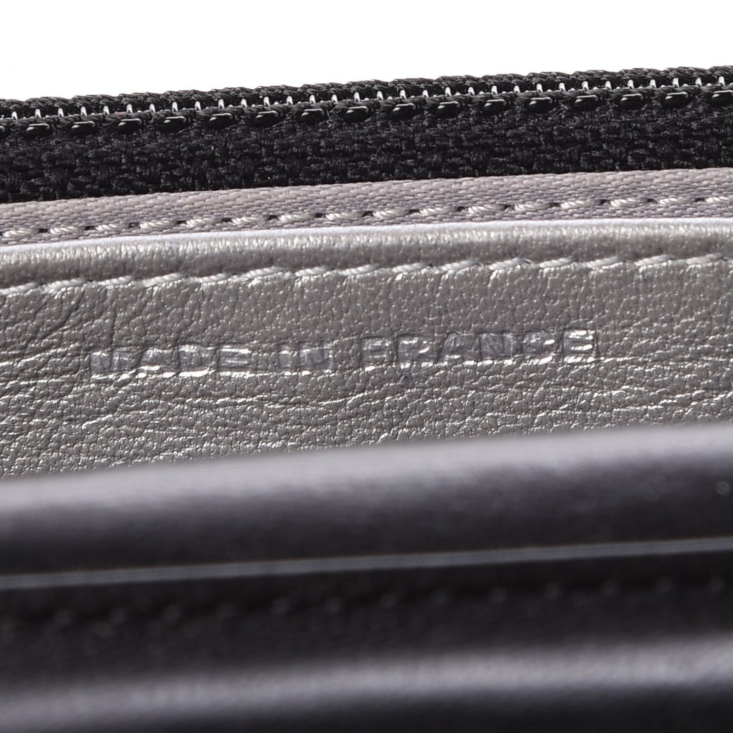 Lambskin Camellia Embossed Wallet On Chain WOC Black