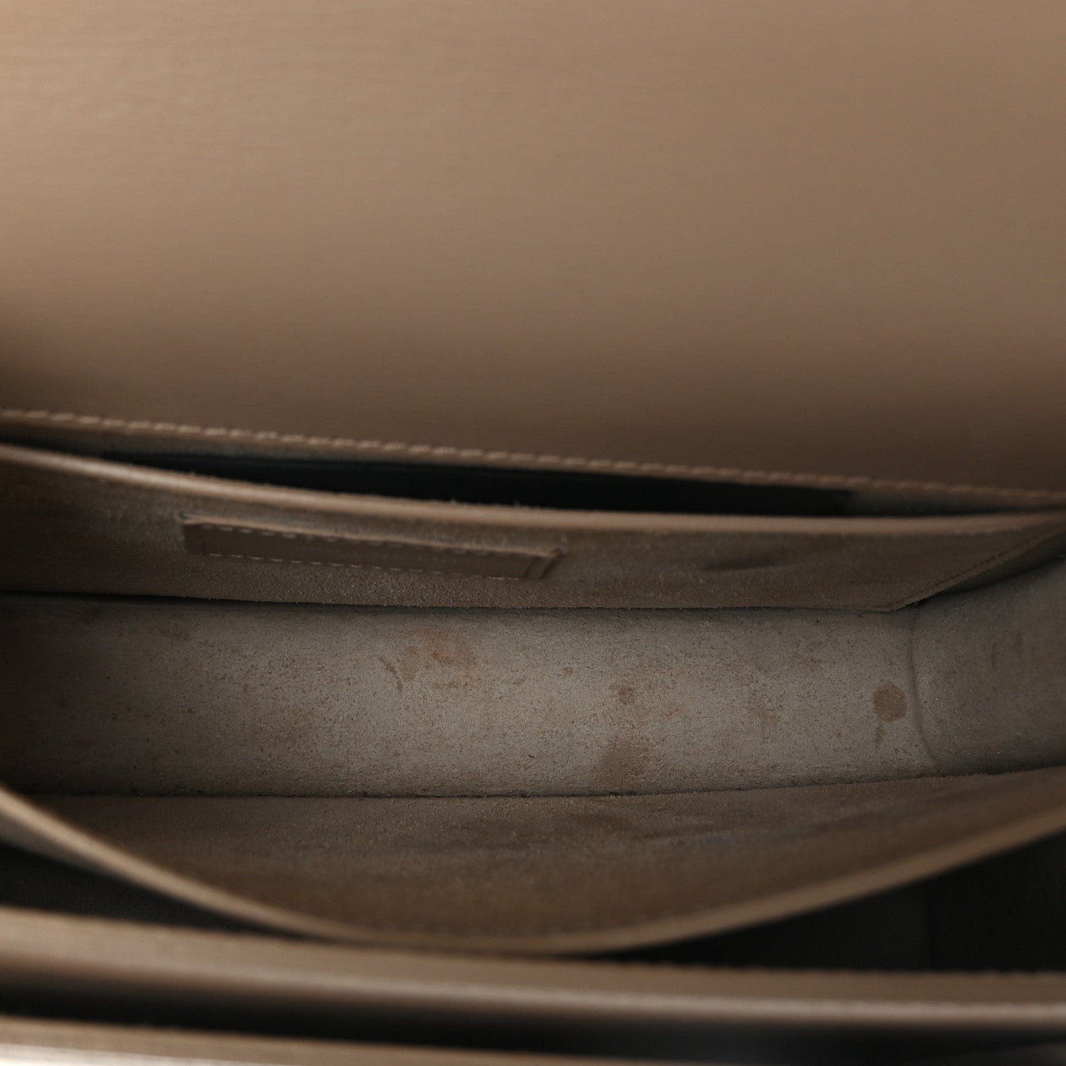 Saint Laurent Calfskin Medium Monogram Sunset Dark Beige 5 of 8