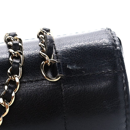 Chanel Lambskin Quilted Mini Chocolate Bar Camellia Flap Black 11 of 11