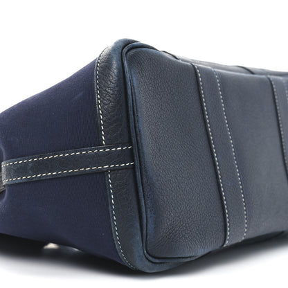 Hermes Toile Buffle Skipper Garden Party 30 TPM Bleu Marine Black 10 of 13