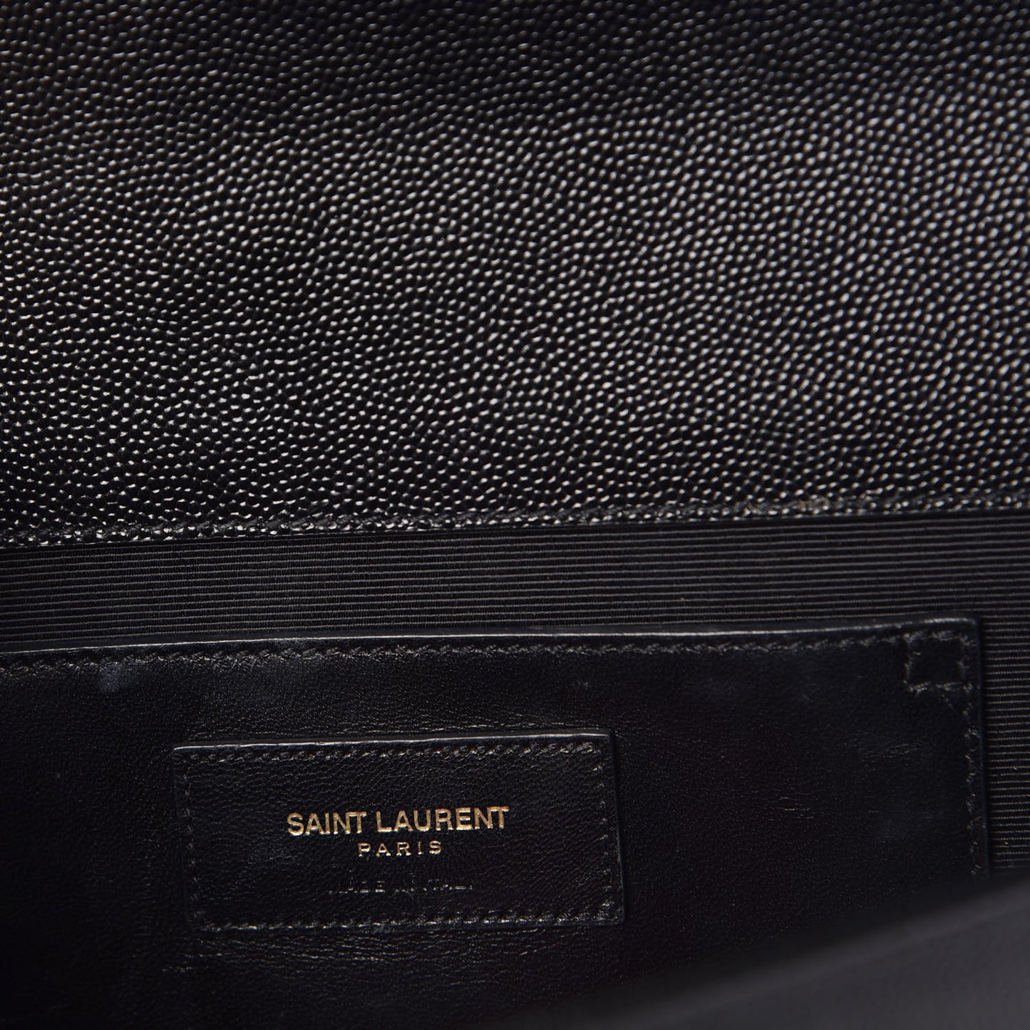 Grain De Poudre Monogram Cassandre Clutch Black