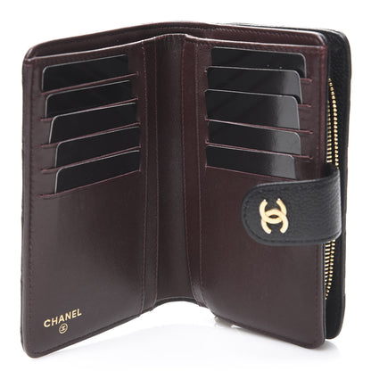 Chanel Caviar Quilted Zipped Pocket Wallet Black 4 of 6