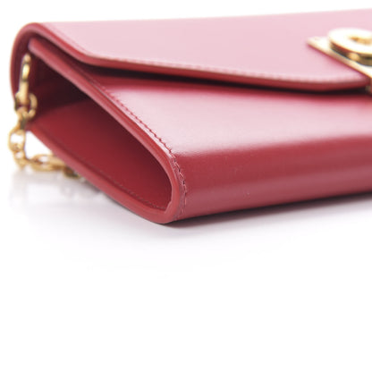 Celine Calfskin C Wallet On Chain Bag Red 9 of 11