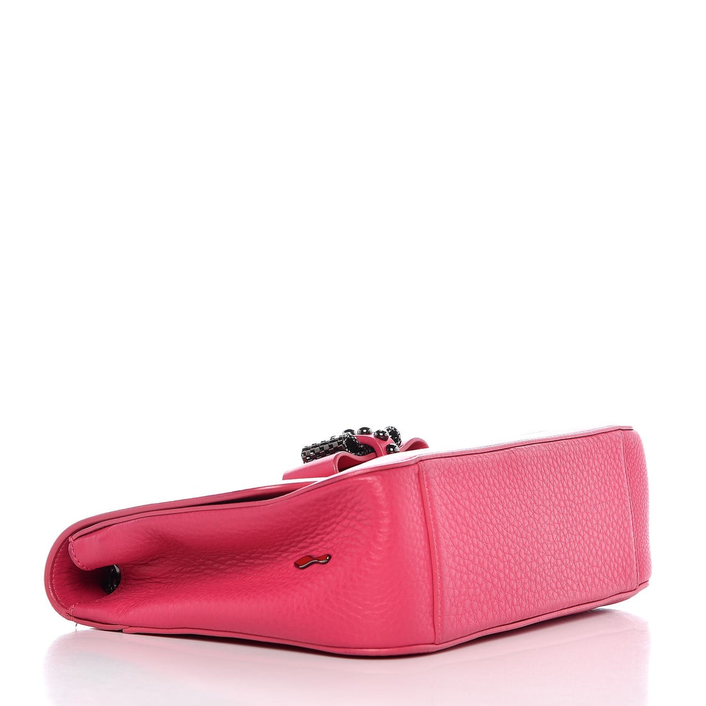 Grained Calfskin Sweet Charity Shoulder Bag Pink