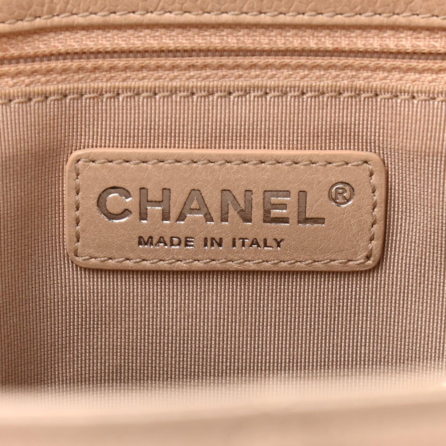 Chanel Caviar Quilted Grand Shopping Tote GST Beige Clair 6 of 23