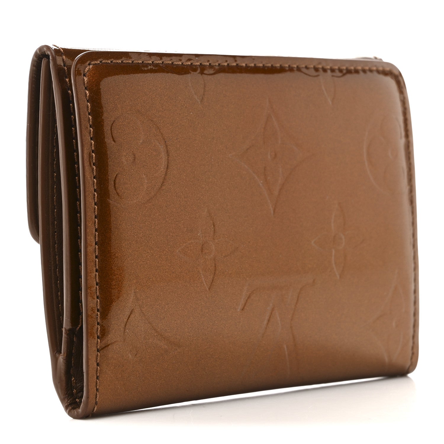Louis Vuitton Vernis Elise Wallet Bronze 3 of 12