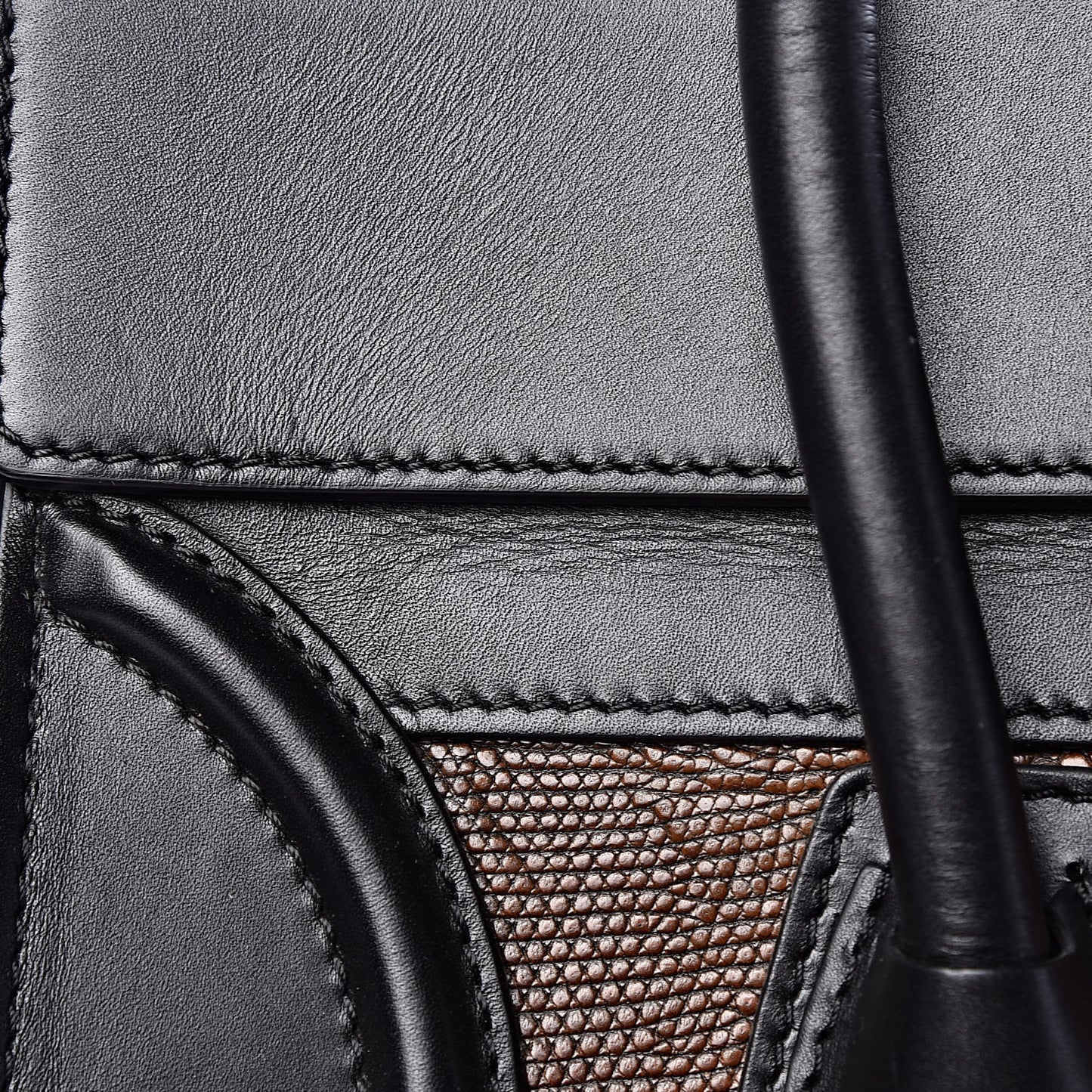 Lizard Mini Luggage Cognac