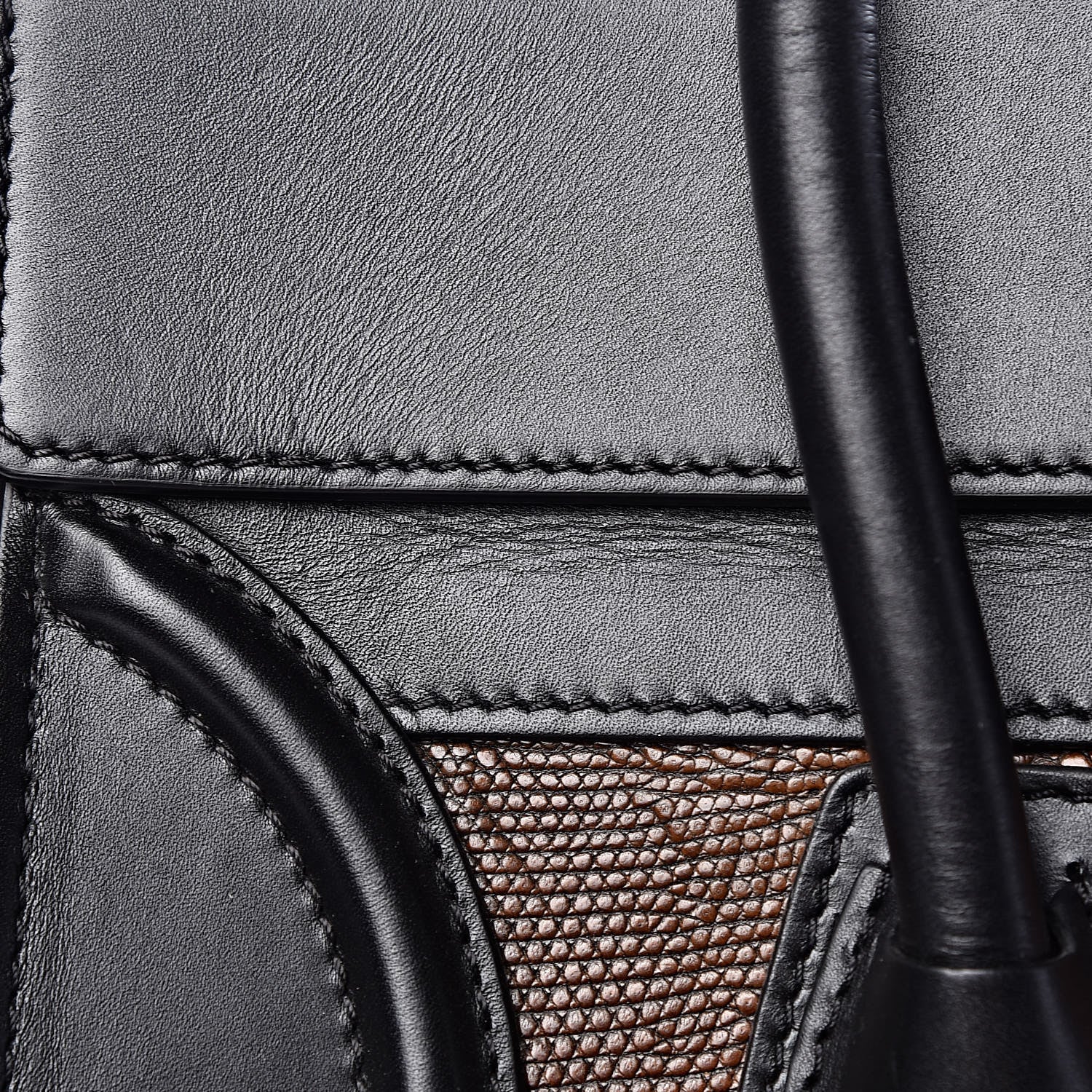Celine Lizard Mini Luggage Cognac 9 of 16