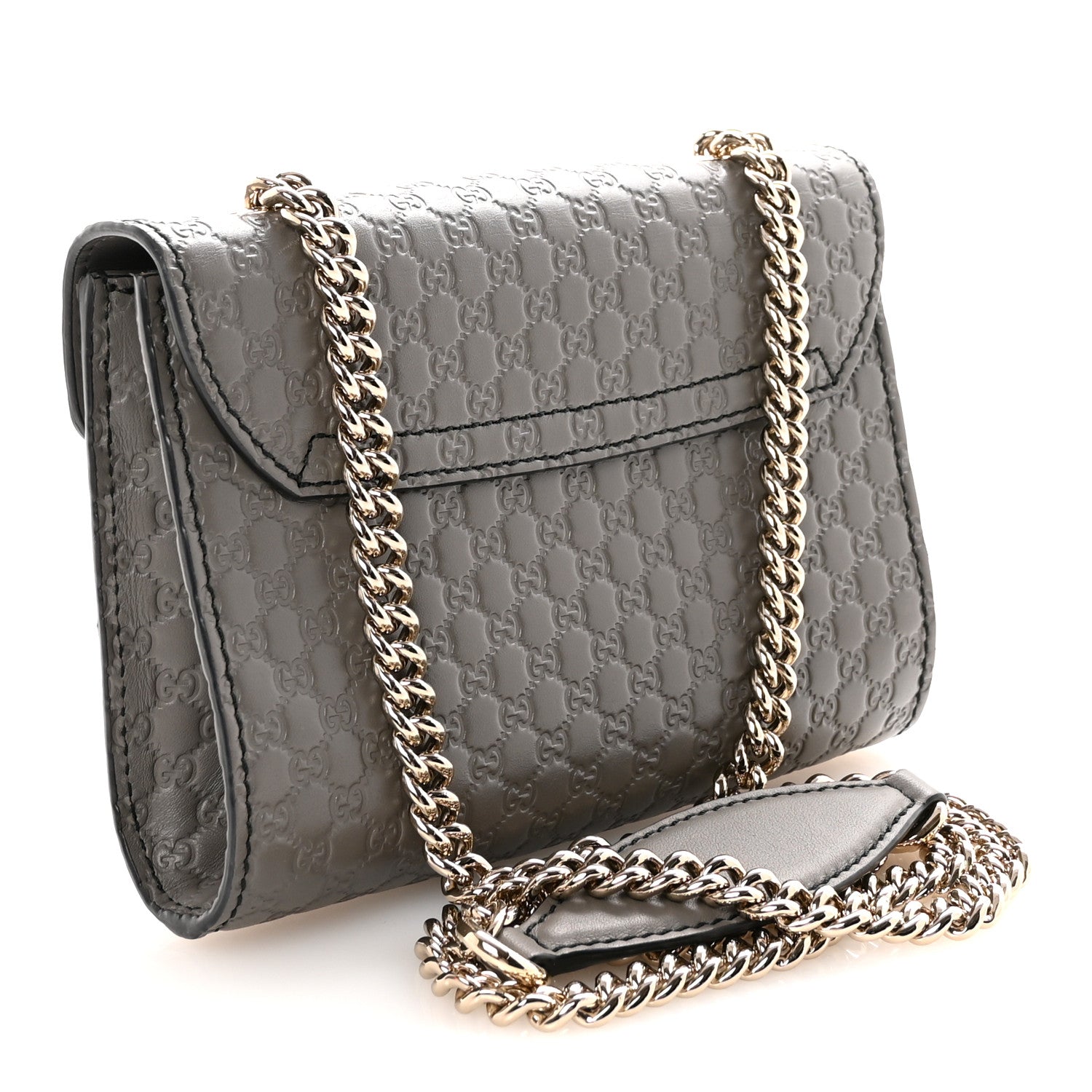 Gucci Soft Microguccissima Mini Emily Chain Shoulder Bag Loess 3 of 10