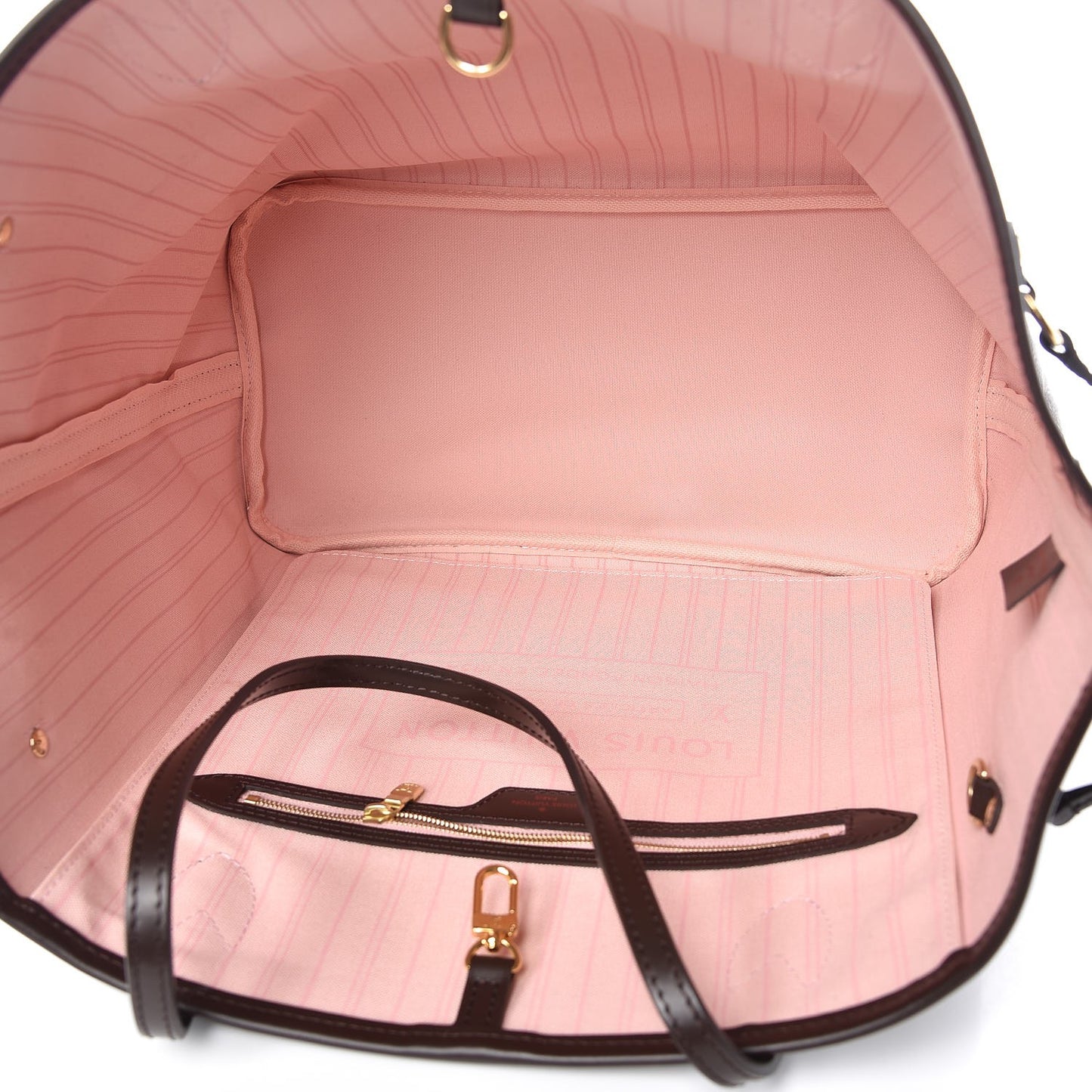 Damier Ebene Neo Neverfull MM Rose Ballerine