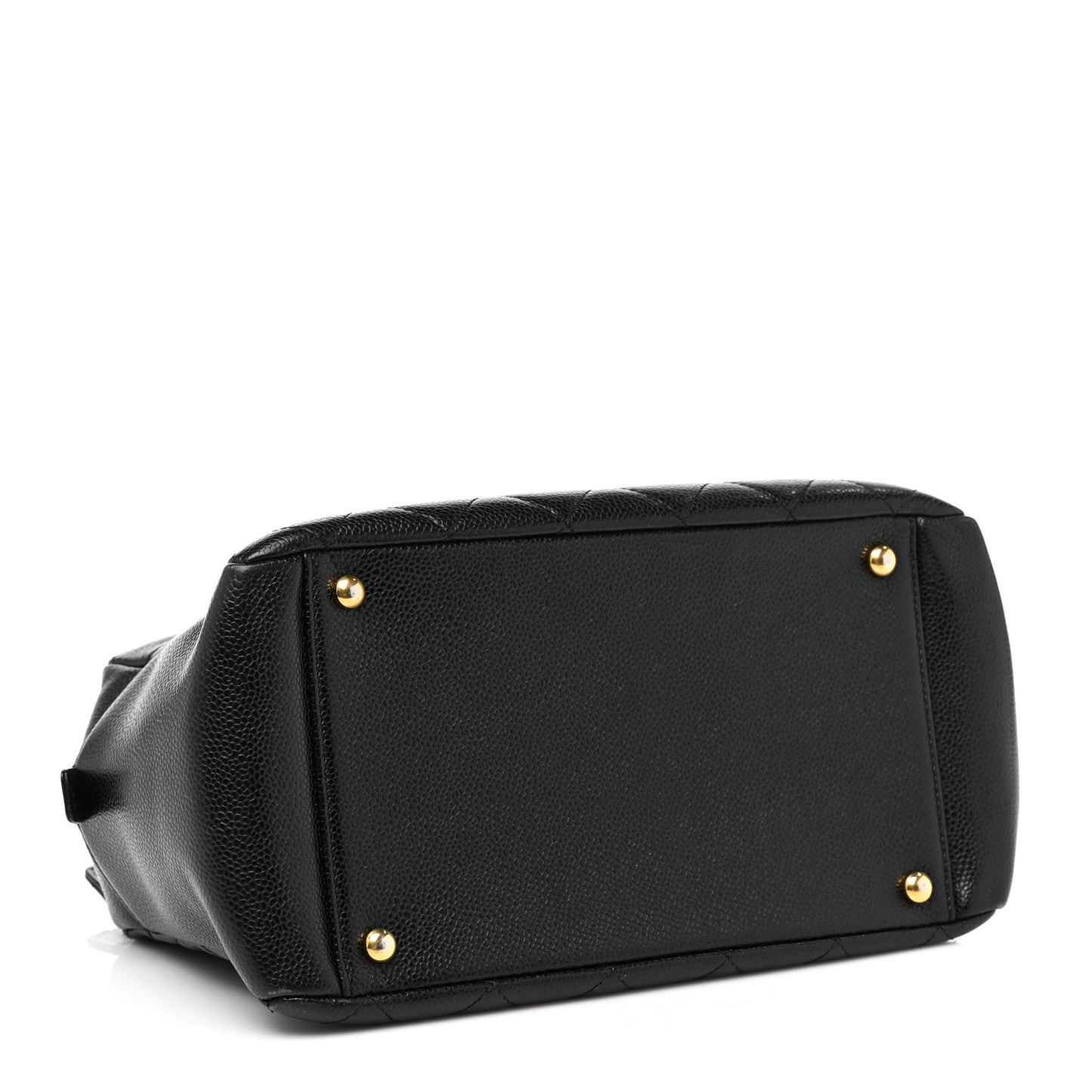 Caviar Quilted Petit Timeless Tote PTT Black