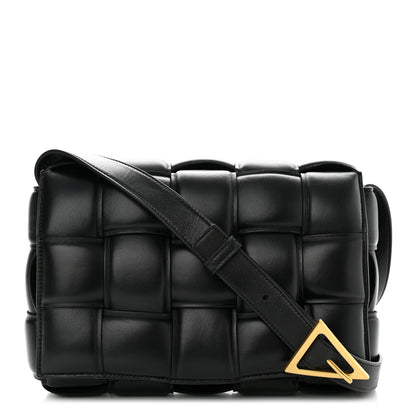 Bottega Veneta Nappa Maxi Intreccio Padded Cassette Crossbody Bag Black 1 of 10