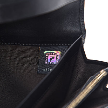 Fendi Zucchino Cuoio Continental Wallet Black Moro 7 of 10