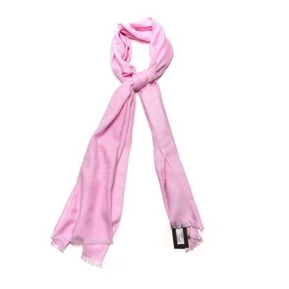 Gucci Wool Silk GG Monogram GGNat Plus Scarf Rose 1 of 4
