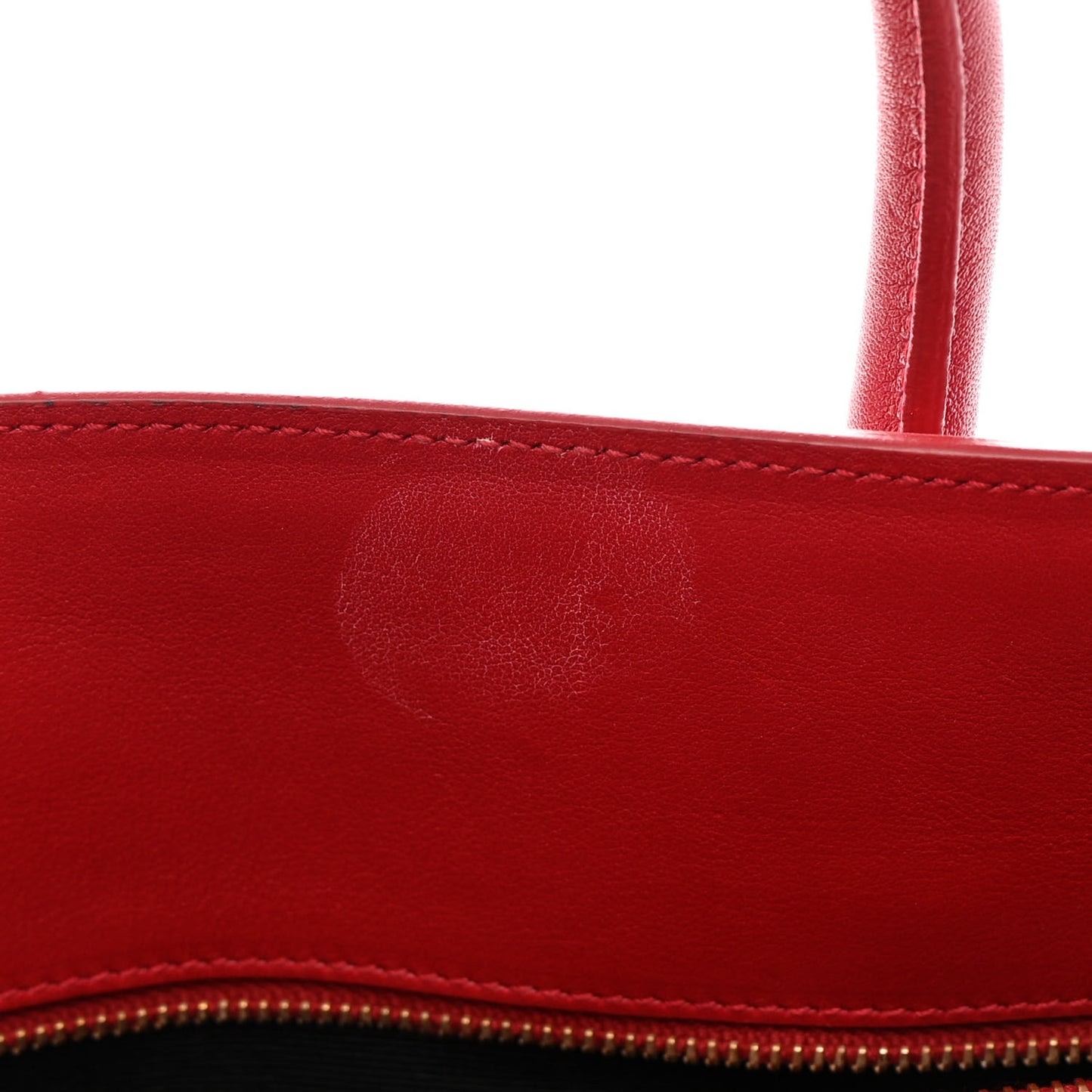 Calfskin Small Sac De Jour Lipstick Red