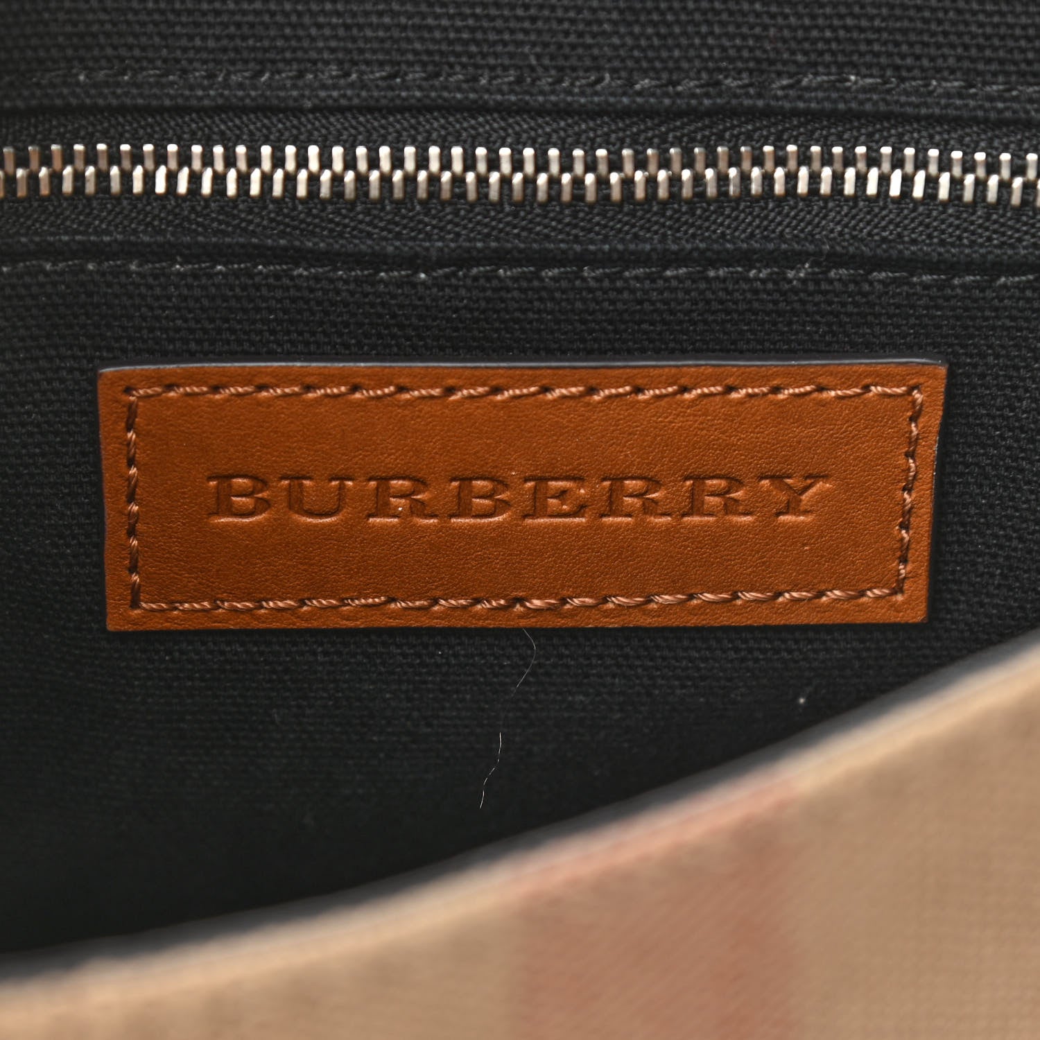 Burberry Canvas Mega Check Crossbody Brown 6 of 11