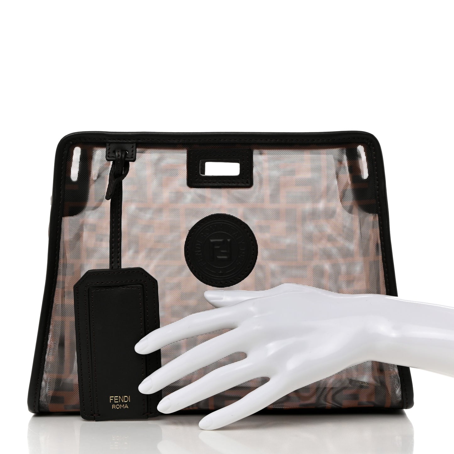Mesh Vitello Century FF 1974 Mini Peekaboo Defender Cover Marrone Black Ebano