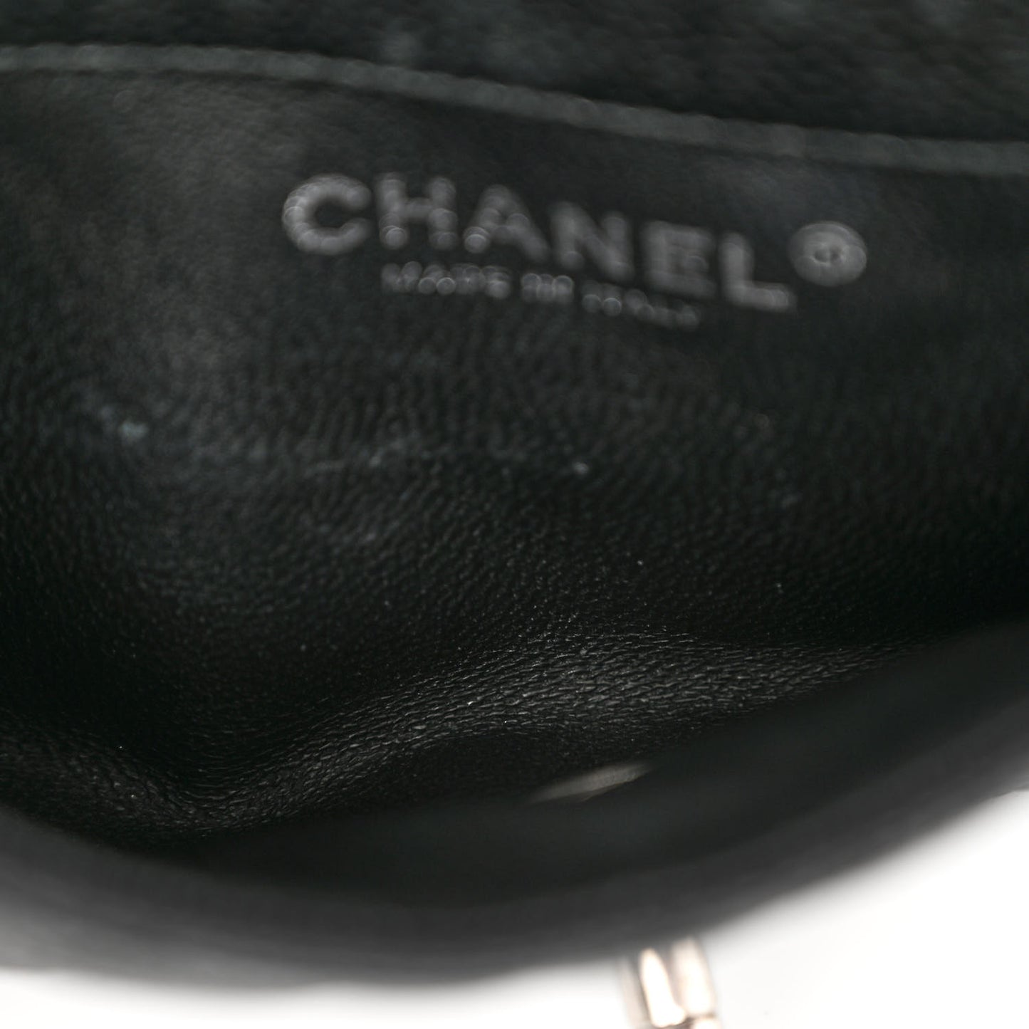 Iridescent Caviar Quilted Daily Zip Crossbody Bag Black