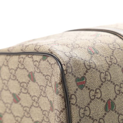 Gucci GG Plus Monogram Hearts Medium Joy Boston Dark Brown 11 of 15