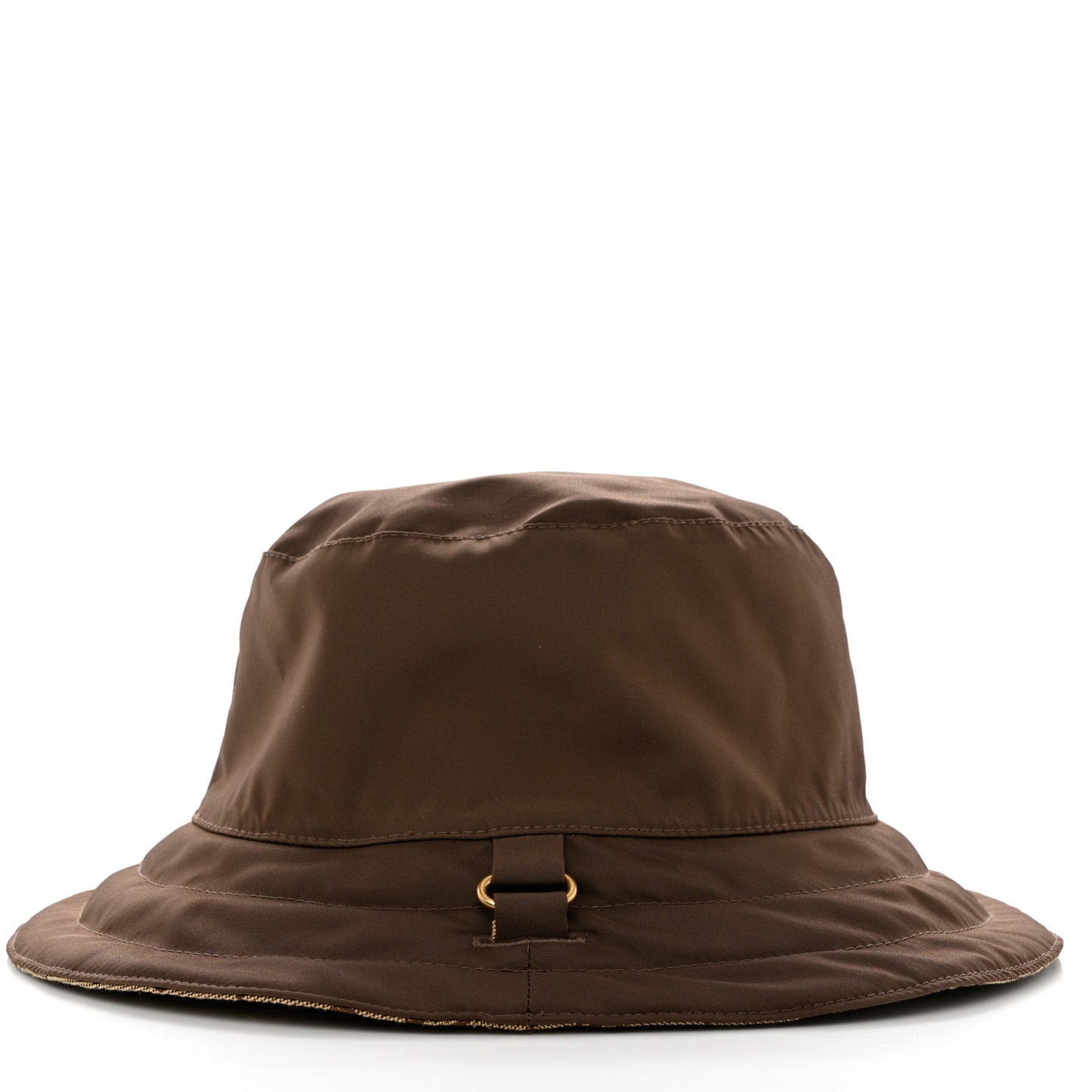 Canvas Monogram Reversible Bucket Hat M Brown
