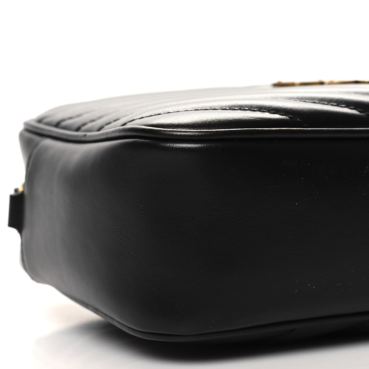 Saint Laurent Calfskin Matelasse Monogram Lou Camera Bag Black 9 of 10