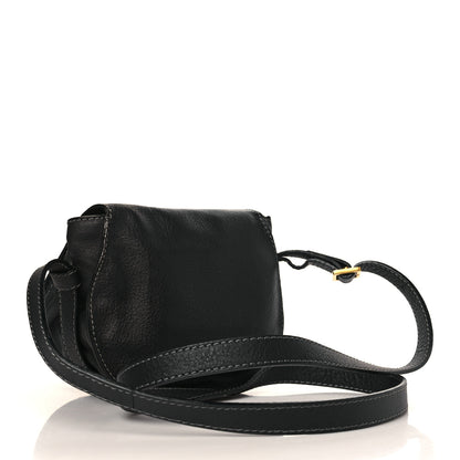 Chloe Calfskin Mini Marcie Round Crossbody Bag Black 3 of 10