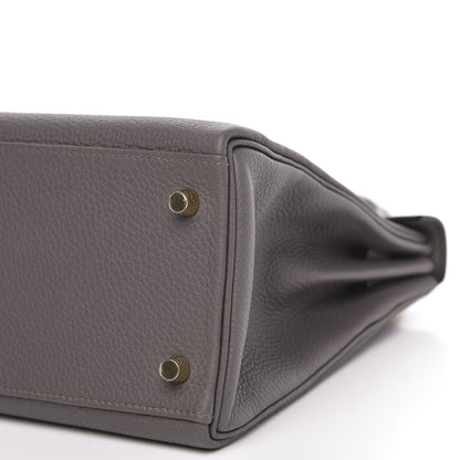 Hermes Togo Kelly Retourne 28 Etain 6 of 10