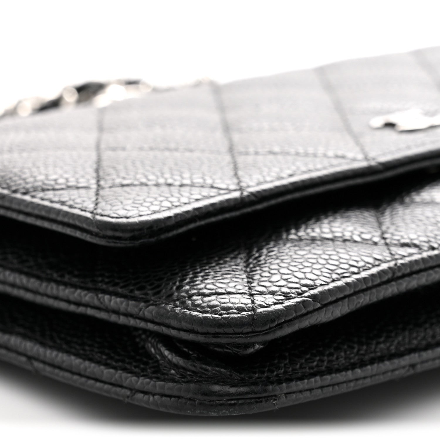 Chanel Caviar Quilted Wallet on Chain WOC Black 9 of 11