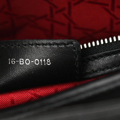 Christian Dior Lambskin Cannage Large Lady Dior Black 6 of 8