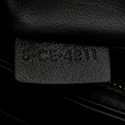 Celine Shiny Calfskin Medium Triomphe Black 9 of 12