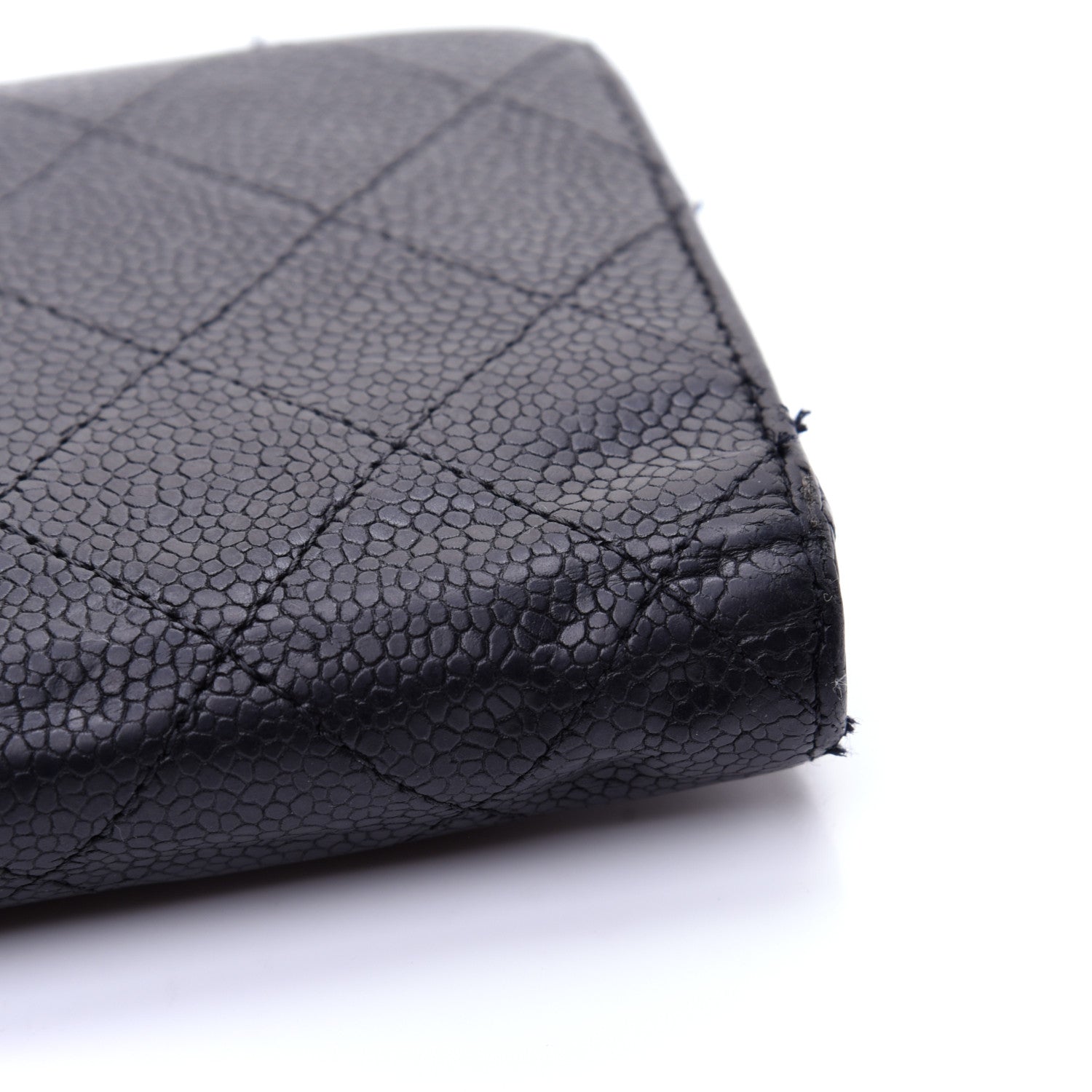 Chanel Caviar Quilted Yen Wallet Black 13 of 13