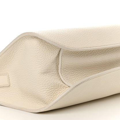 Tom Ford Grained Calfskin Large T Clasp Tara Crossbody Bag White 9 of 13