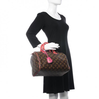 Louis Vuitton Monogram Totem Speedy 30 Flamingo 2 of 8