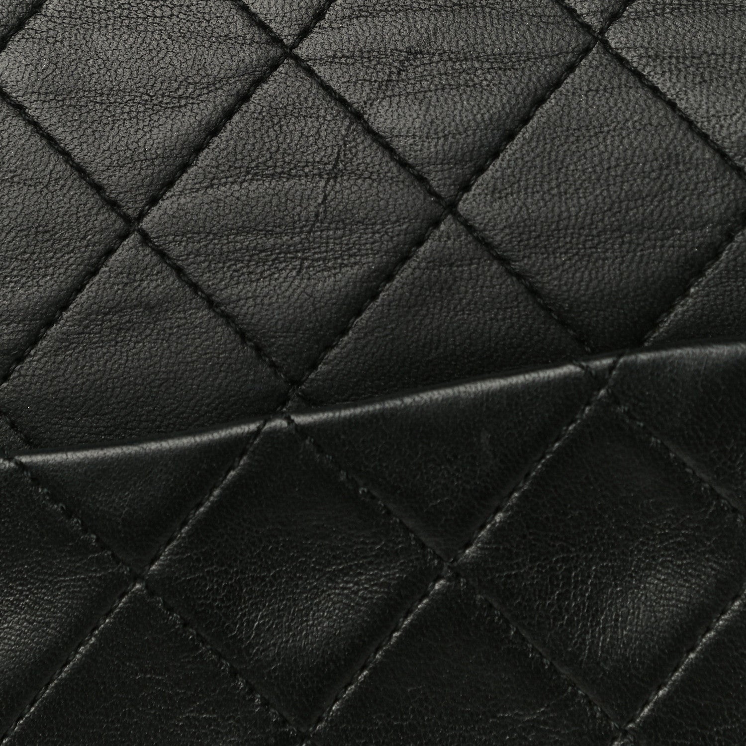 Chanel Lambskin Quilted Medium Double Flap Black 22 of 24
