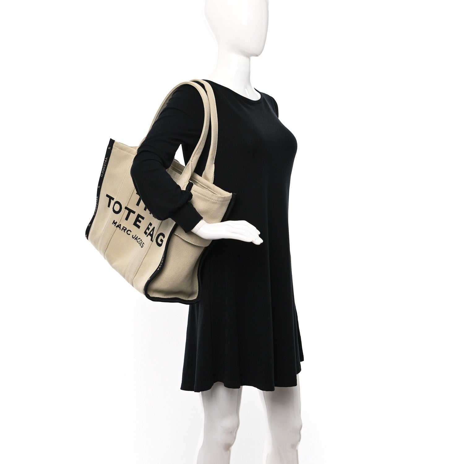 Marc Jacobs Jacquard Large The Traveler Tote Bag Warm Sand 2 of 9