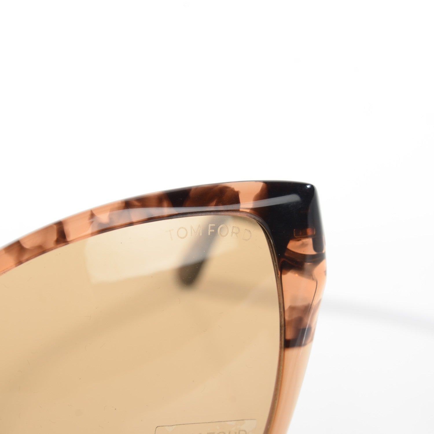 Tom Ford Carli Oversize Square Cateye Sunglasses TF295 Blonde Havana 6 of 7