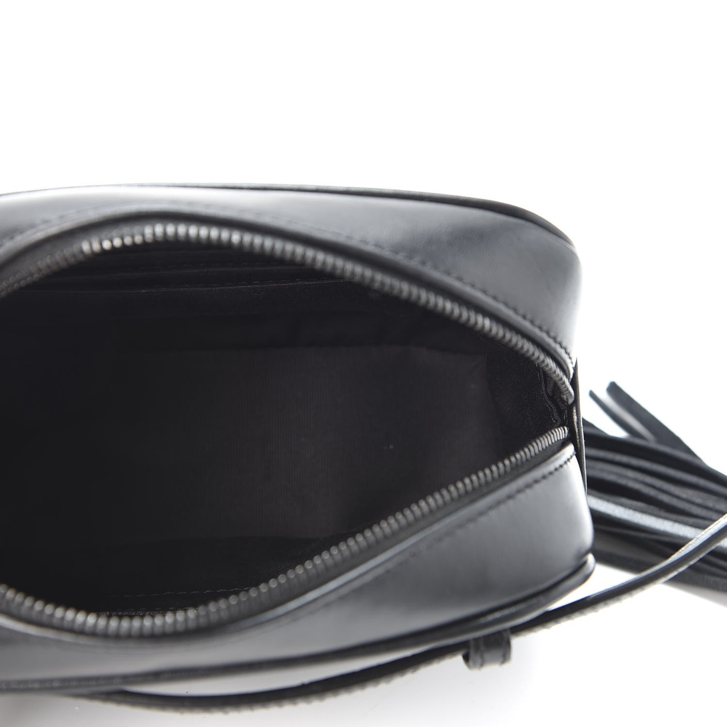 Saint Laurent Calfskin Matelasse Monogram Lou Belt Bag Black 4 of 9